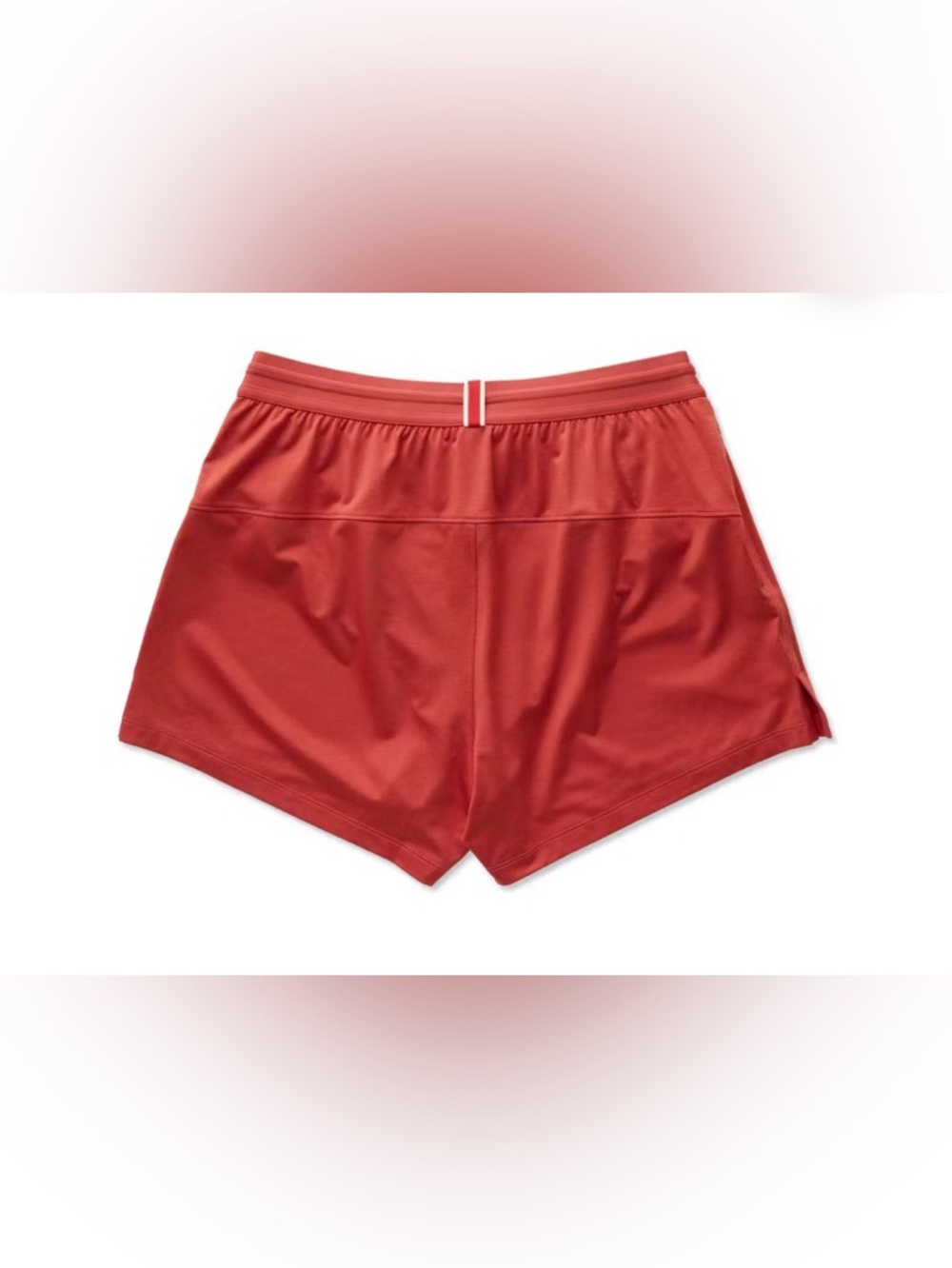 Tracksmith Women's ‘Session’ Athletic Shorts in Dark Rose Red - Picture 2 of 2